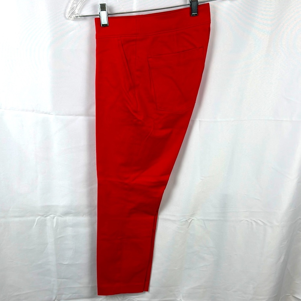 SPANX Red ponte straight leg pant